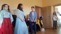 Wizyta Koła Teatralnego ze Szkoły Podstawowej w Prusicach w Dziennym Domu Pobytu „Senior – Wigor”