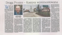Droga Prusice – Kaszyce walczy o tytuł „Modernizacja Roku 2015”