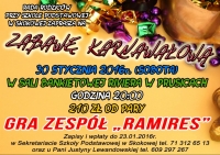 Zapraszamy na Zabawę Karnawałową
