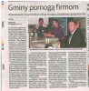 O Gminach, które chcą pomóc firmom w Gazecie Wrocławskiej