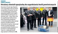 O sprężarce spalinowej dla OSP Pawłów Trzebnicki w Gazecie Wrocławskiej