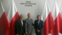 Mieszkańcy Borówka w odwiedzinach w Senacie