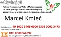 Oddaj 1% dla Marcela Kmiecia