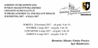 Godziny funkcjonowania PSZOKA
